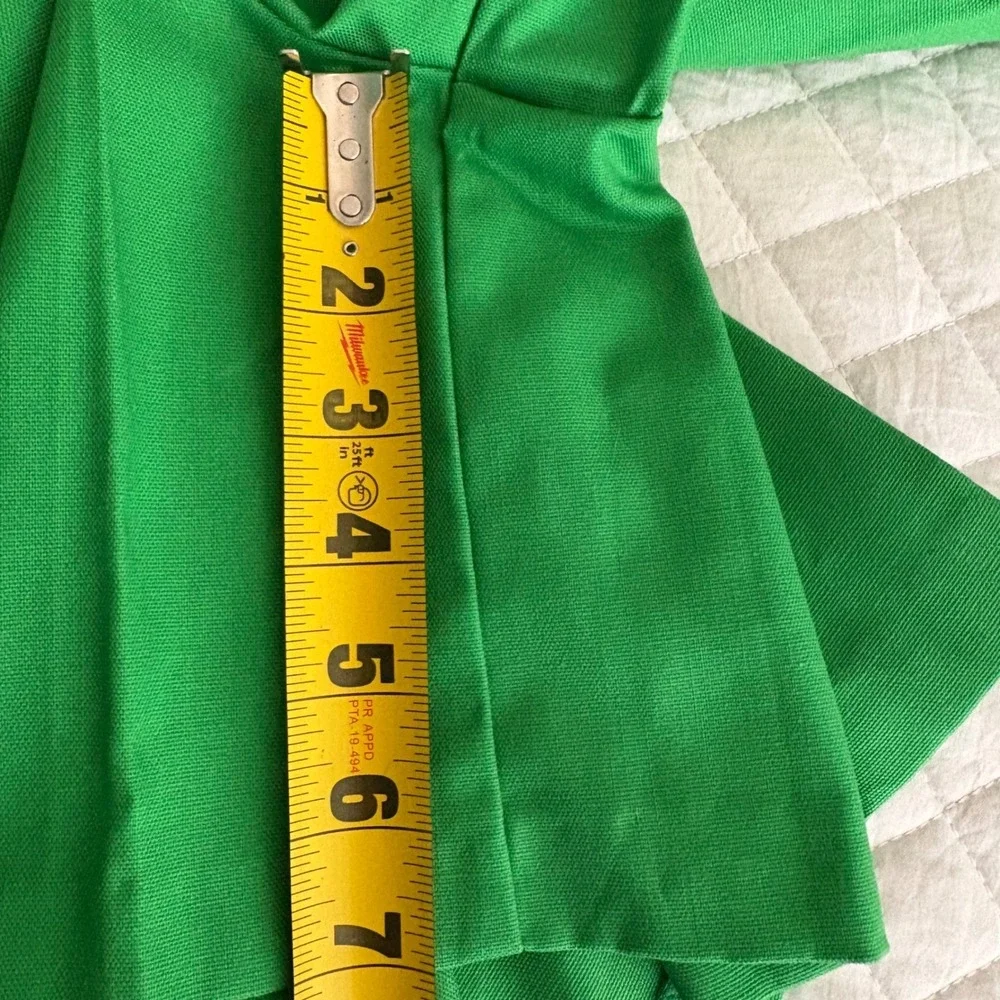 Vintage Gator‎ of Florida Brand Green Pleated Bermuda Resort Wear Shorts sz12
